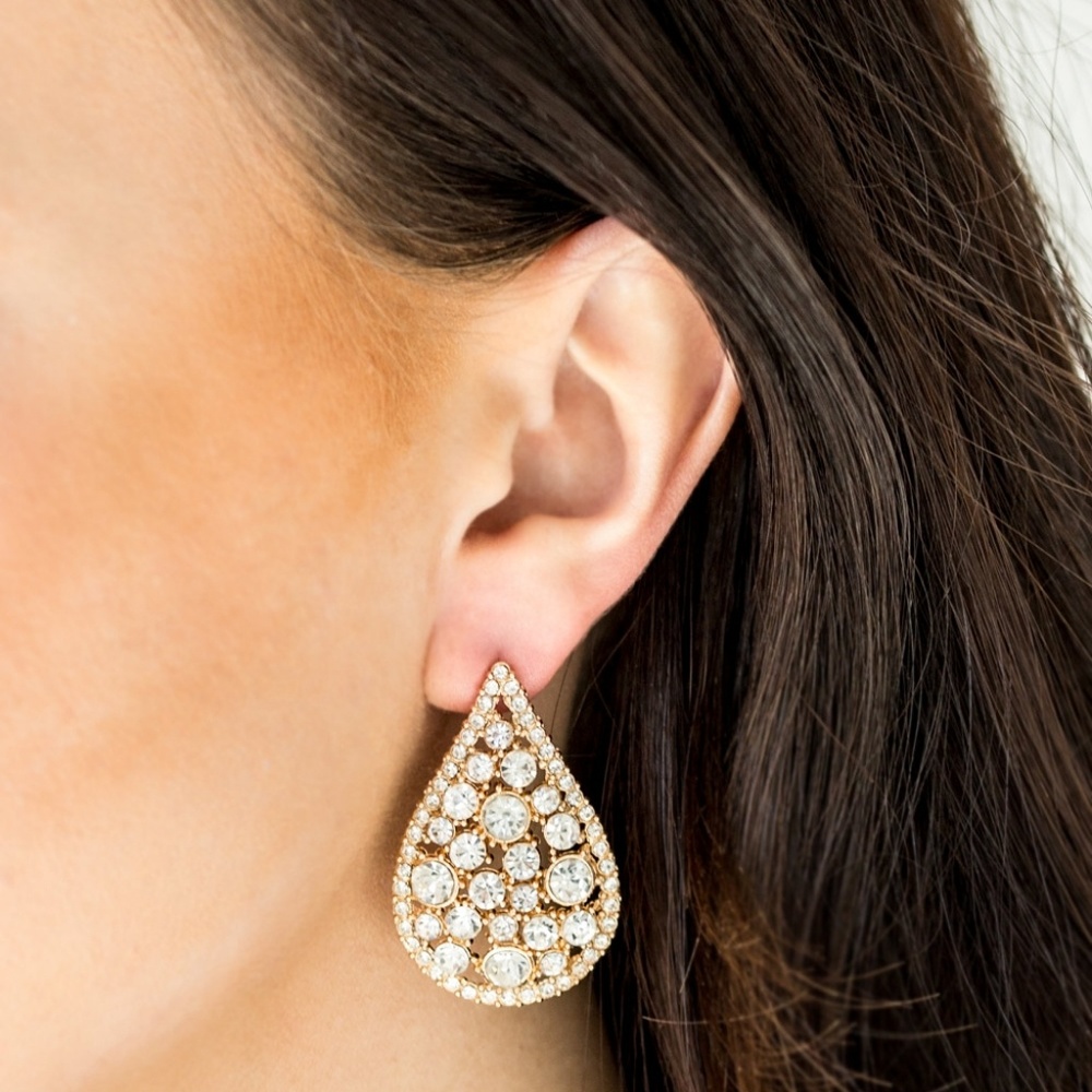 Reign Storm gold earrings